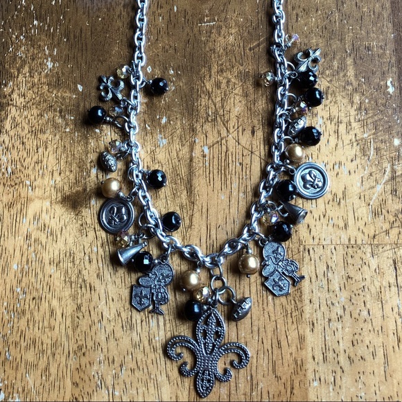 NWT SAINTS FDL NECKLACE has all Saints emblems! - Picture 1 of 7